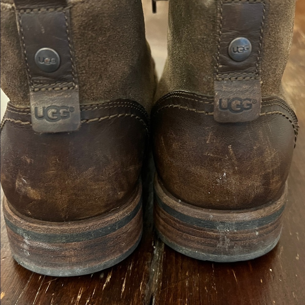 Men's Ugg Larus Boots Chestnut​​ Size 8 - Picture 15 of 15